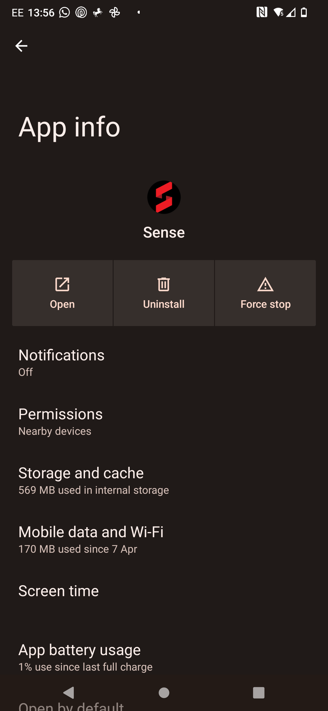 Android Force Stop Screenshot